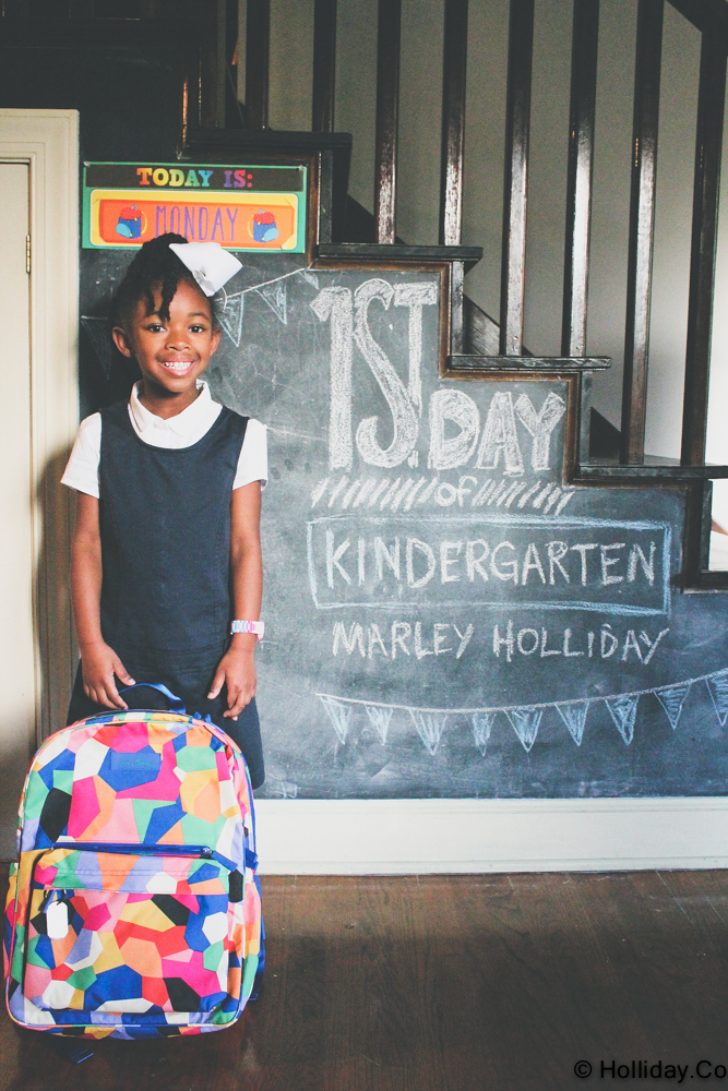 marley first day of kindergarten