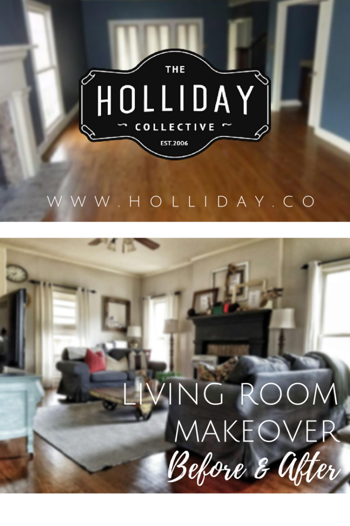 living room makeover graphic