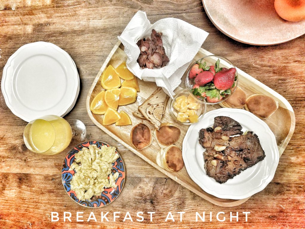 meal plan, meal planning, family meal plan, breakfast at night 