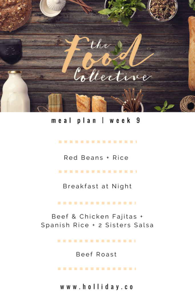 #thehollidaysmealplan2017 week 9