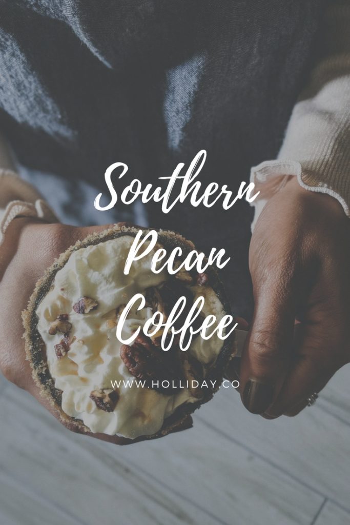 southern pecan coffee, caramel pecan coffee, coffee recipe,