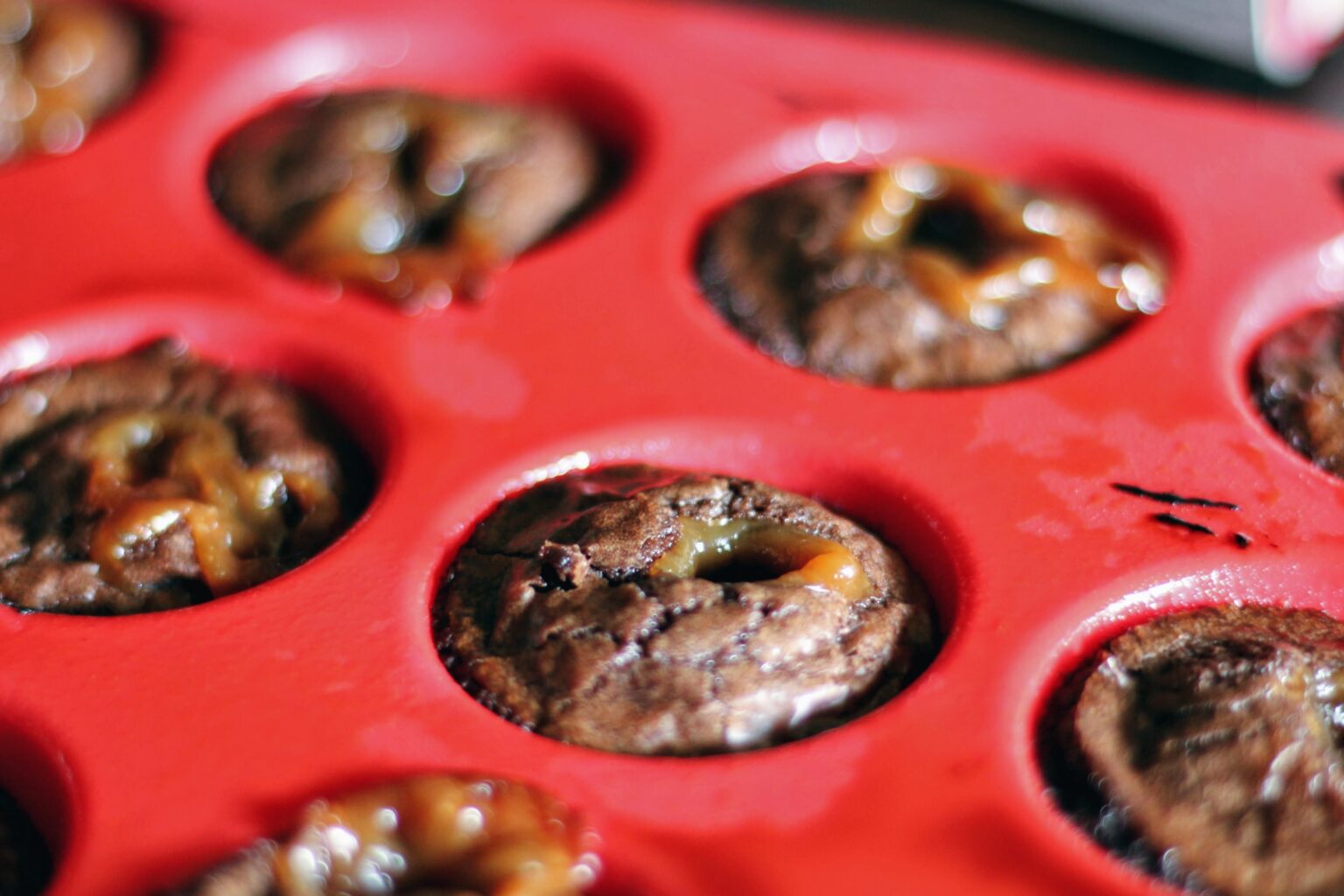 Mini Salted Caramel Brownie Cupcakes Crystal Holliday with The