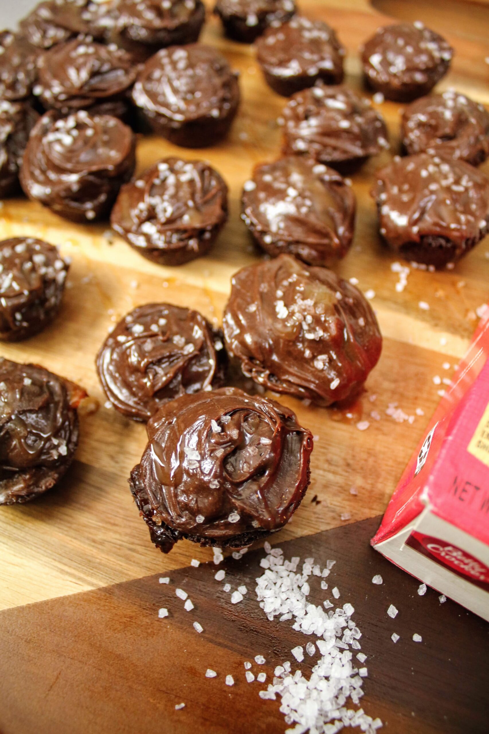 Mini Salted Caramel Brownie Cupcakes Crystal Holliday with The