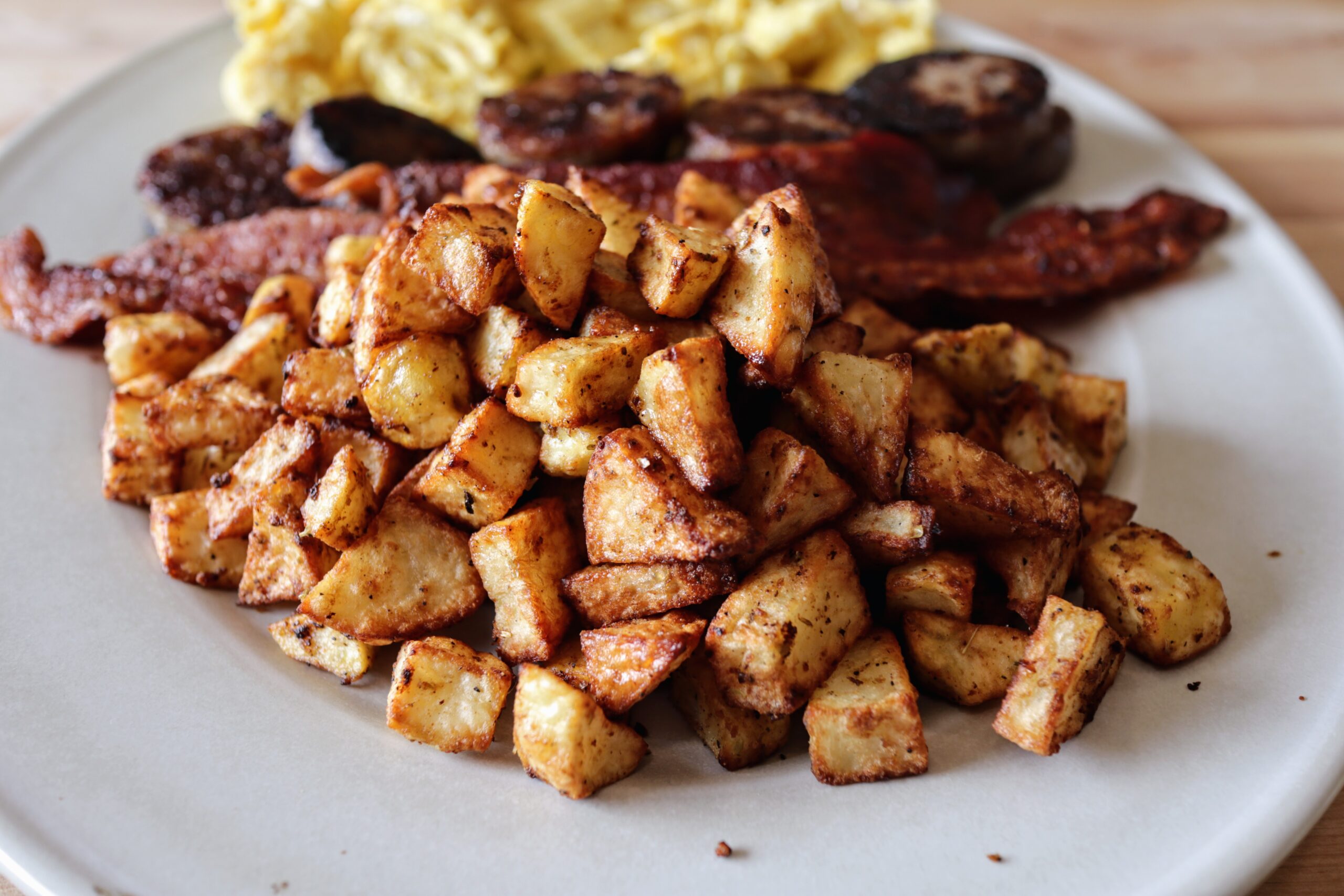 breakfast potatoes, brunch ideas, brunch food, breakfast food, air fryer potatoes
